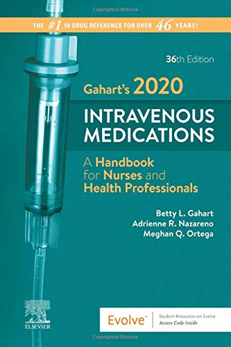Beispielbild fr Gahart's 2020 Intravenous Medications: A Handbook for Nurses and Health Professionals zum Verkauf von SecondSale