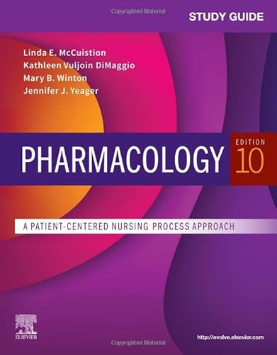 Stock image for Study Guide for Pharmacology: A Patient-Centered Nursing Process Approach for sale by A Team Books