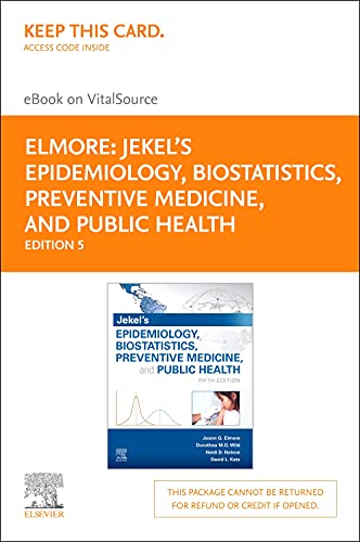 9780323673600: Jekel's Epidemiology, Biostatistics, Preventive Medicine, and Public Health Elsevier Ebook on Vitalsource Retail Access Card