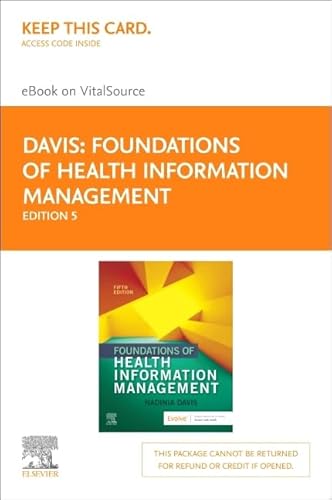 Beispielbild fr Foundations of Health Information Management - Elsevier eBook on Vitalsource (Retail Access Card) zum Verkauf von Buchpark