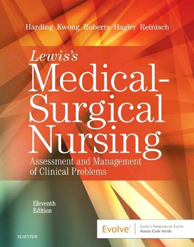 Imagen de archivo de Lewis's Medical-Surgical Nursing: Assessment and Management of Clinical Problems, Single Volume a la venta por Books Puddle
