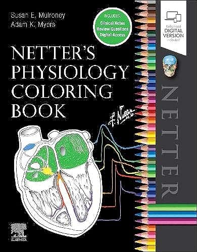 9780323694636: Netter's Physiology Coloring Book