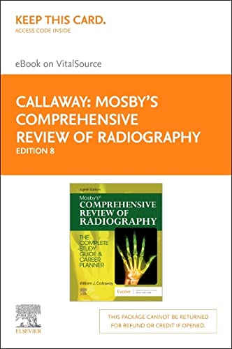 Beispielbild fr Mosby's Comprehensive Review of Radiography - Elsevier eBook on VitalSource (Retail Access Card): The Complete Study Guide and Career Planner [No Binding ] zum Verkauf von booksXpress