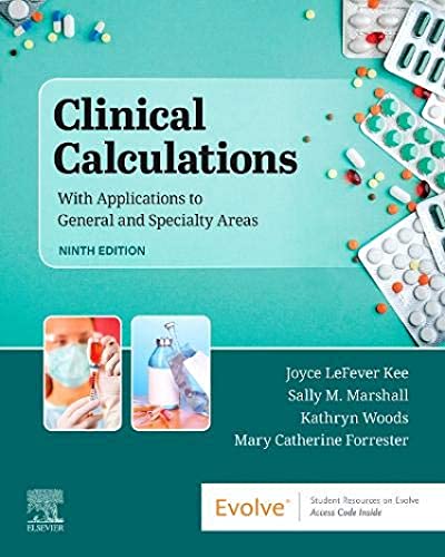 Stock image for Clinical Calculations: With Applications to General and Specialty Areas for sale by dsmbooks
