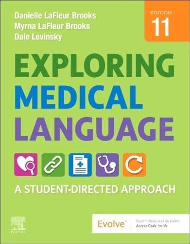 Imagen de archivo de Exploring Medical Language: A Student-Directed Approach 11ed a la venta por Romtrade Corp.
