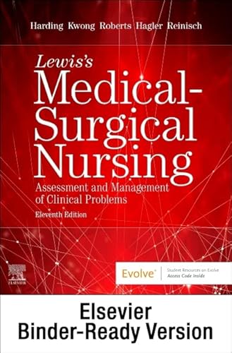 Imagen de archivo de Lewis's Medical-Surgical Nursing - Binder Ready: Assessment and Management of Clinical Problems, Single Volume a la venta por Irish Booksellers