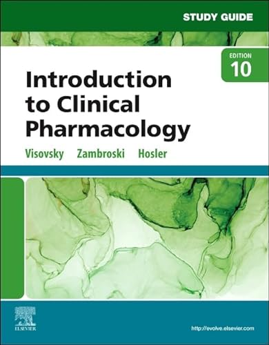 Stock image for Study Guide: Introduction to Clinical Pharmacology for sale by Revaluation Books
