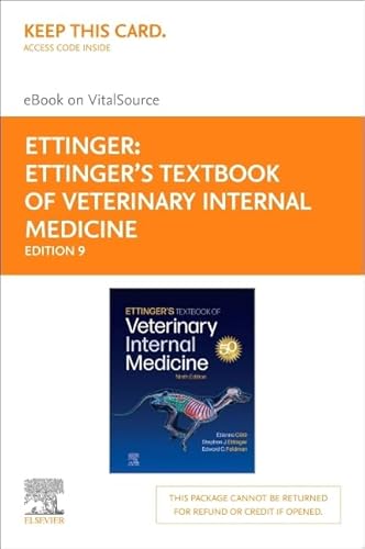 Imagen de archivo de Ettinger's Textbook of Veterinary Internal Medicine - Elsevier eBook on Vitalsource (Retail Access Card) a la venta por Grand Eagle Retail