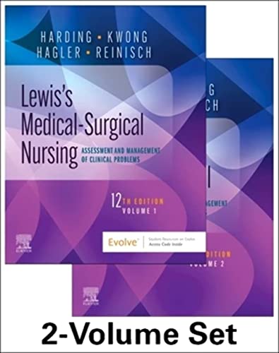 Imagen de archivo de Lewis's Medical-Surgical Nursing - 2-Volume Set: Assessment and Management of Clinical Problems (The Medical-Surgical Nursing) a la venta por BooksRun