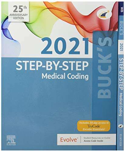 Beispielbild fr Buck's Step-by-Step Medical Coding, 2021 Edition " Text and Workbook Package zum Verkauf von BooksRun