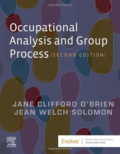 Beispielbild fr Occupational Analysis and Group Process zum Verkauf von BooksRun