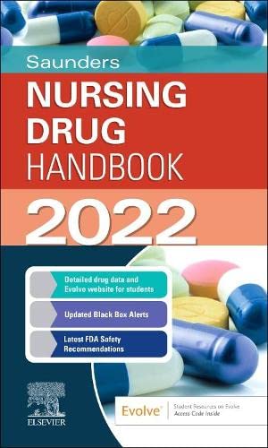 Stock image for Saunders Nursing Drug Handbook 2022 for sale by New Legacy Books