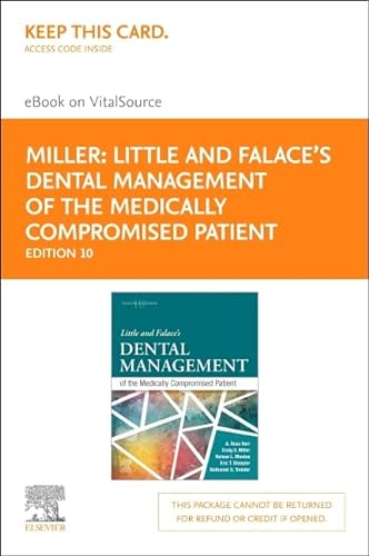 9780323809481: Little and Falace's Dental Management of the Medically Compromised Patient - Elsevier eBook on VitalSource (Retail Access Card): Little and Falace's ... eBook on VitalSource (Retail Access Card)
