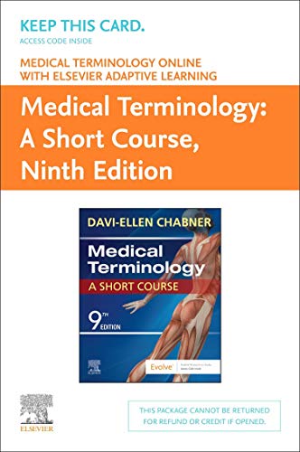 9780323824460: Medical Terminology Online With Elsevier Adaptive Learning for Medical Terminology: A Short Course Access Card