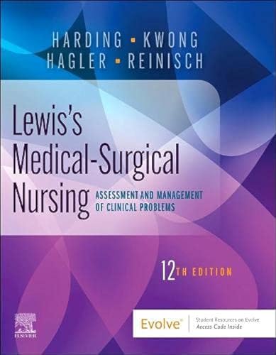 Beispielbild fr Lewis's Medical-Surgical Nursing : Assessment and Management of Clinical Problems, Single Volume zum Verkauf von Buchpark