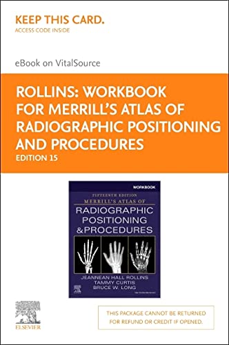 Stock image for Workbook for Merrill's Atlas of Radiographic Positioning and Procedures Elsevier eBook on VitalSource (Retail Access Card): Workbook for Merrill's . eBook on VitalSource (Retail Access Card) for sale by PlumCircle