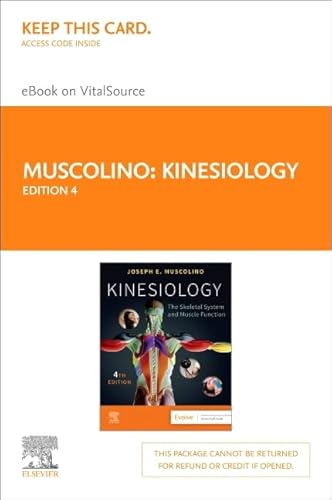 Stock image for Kinesiology - Elsevier eBook on VitalSource (Retail Access Card): The Skeletal System and Muscle Function [No Binding ] for sale by booksXpress