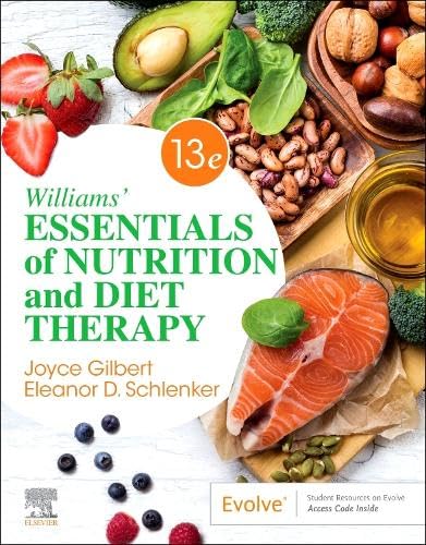 Beispielbild fr Williams' Essentials of Nutrition and Diet Therapy zum Verkauf von Blackwell's