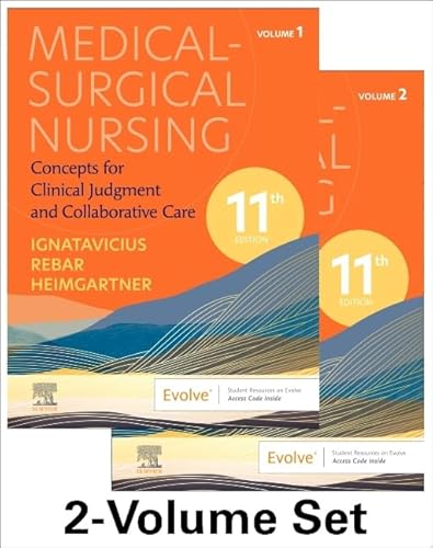 Beispielbild fr Medical-Surgical Nursing: Concepts for Clinical Judgment and Collaborative Care , 2-Volume Set (Evolve: Student Resources) zum Verkauf von BooksRun