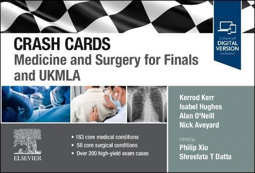 Beispielbild fr Crash Cards: Medicine and Surgery for Finals and Ukmla zum Verkauf von Revaluation Books