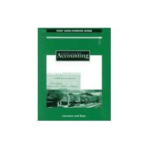 Imagen de archivo de Essentials of Accounting: Study Guide/Working Papers a la venta por dsmbooks