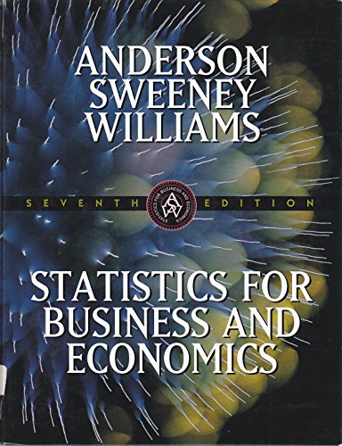 Immagine dell'editore per Statistics for Business and Economics venduto da BookHolders