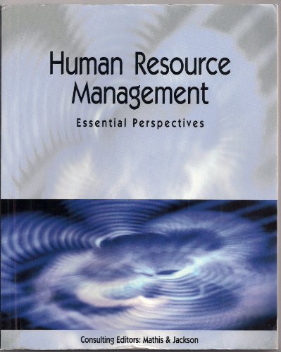 Beispielbild fr Human Resource Management: Essential Perspectives zum Verkauf von Irish Booksellers