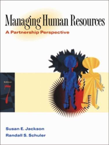 Beispielbild fr Managing Human Resources : A Partner Perspective zum Verkauf von Better World Books