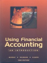 Imagen de archivo de Using Financial Accounting: An Introduction a la venta por Wonder Book