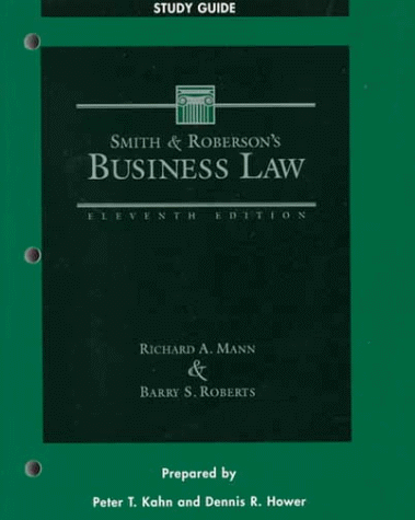 9780324006735: Smith Roberson Business Law Sg