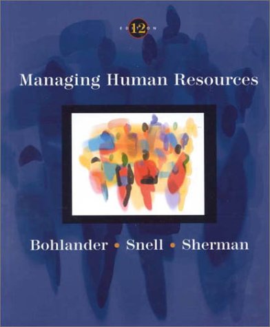 9780324007244: Managing Human Resources