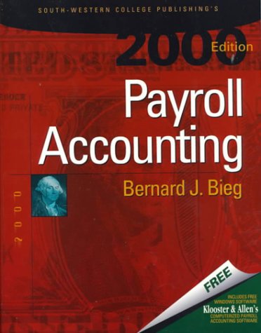 Beispielbild fr Payroll Accounting zum Verkauf von ThriftBooks-Dallas