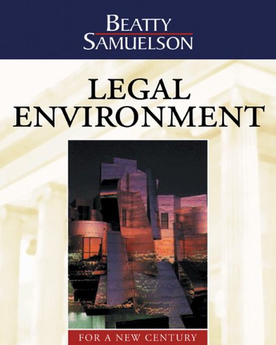 9780324016574: Legal Environment for a New Century