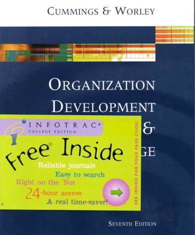 9780324019872: Organization Development & Change