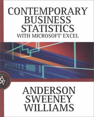 Beispielbild fr Contemporary Business Statistics With Microsoft Excel zum Verkauf von HPB-Red