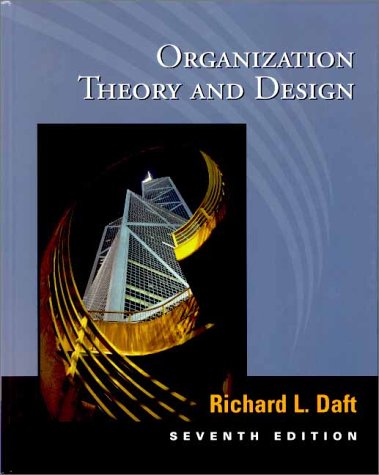 Imagen de archivo de Organization Theory and Design a la venta por Better World Books