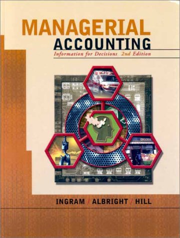 9780324024418: Managerial Accounting: Information for Decisions