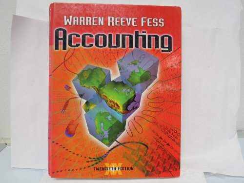 Imagen de archivo de Accounting a la venta por Better World Books: West