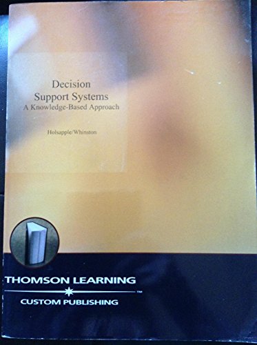 Stock image for Decision Support Systems: A Knowledge-Based Approach for sale by Mispah books