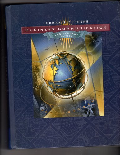 Beispielbild fr Business Communication, Anniversary Edition zum Verkauf von HPB-Red