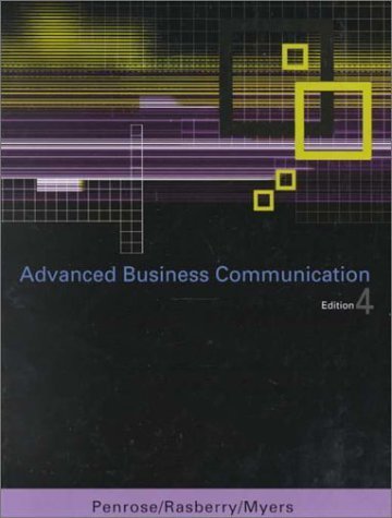 9780324037395: Advanced Business Communications