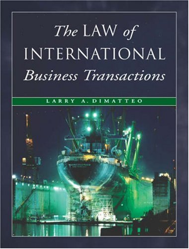 Stock image for The Law of International Business Transactions for sale by ThriftBooks-Dallas