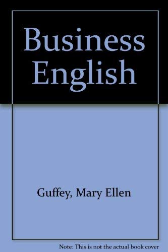 Stock image for Business English for sale by Omaha Library Friends