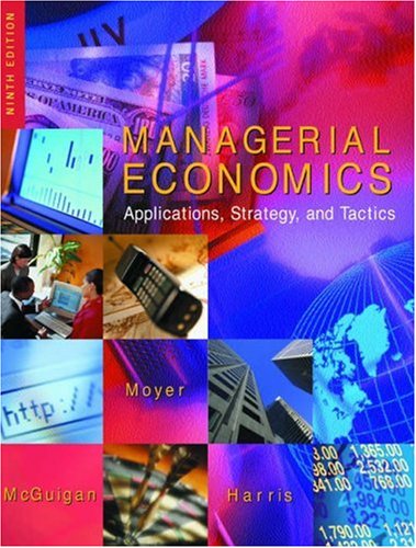 Stock image for Managerial Economics : Applications, Strategy and Tactics for sale by Better World Books