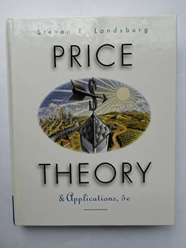 Imagen de archivo de Price Theory and Applications a la venta por Better World Books