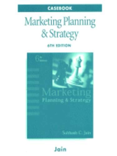 9780324062625: Marketing Planning and Strategy Case Book