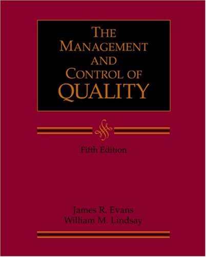 Stock image for Management and the Control of Quality with Student CD-ROM for sale by HPB-Red