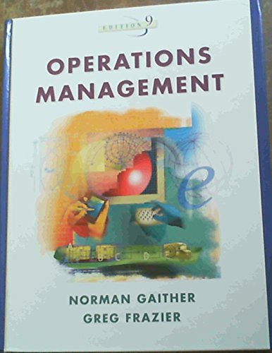 Beispielbild fr Operations Management zum Verkauf von Better World Books