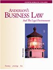 9780324066913: Comprehensive Volume (Anderson's Business Law and the Legal Environment)