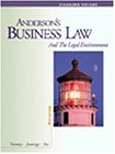 9780324066920: Standard Volume (Anderson's Business Law and the Legal Environment)